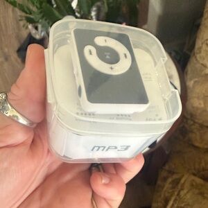Portable MP3 Player in White and Black